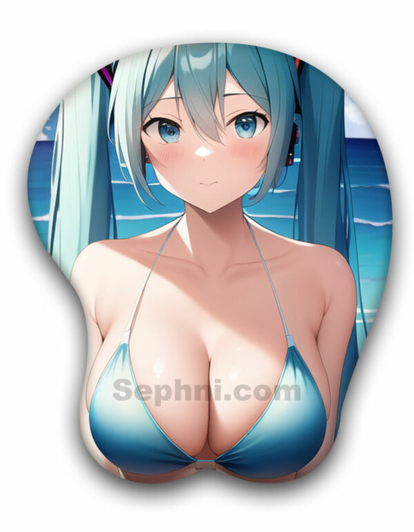 Hatsune Miku Boob Mouse Pad