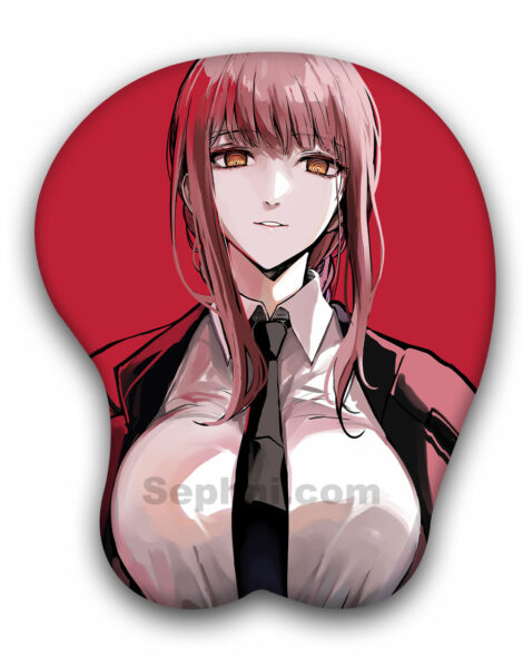 Makima Chainsaw Man Anime Boob Mouse Pad