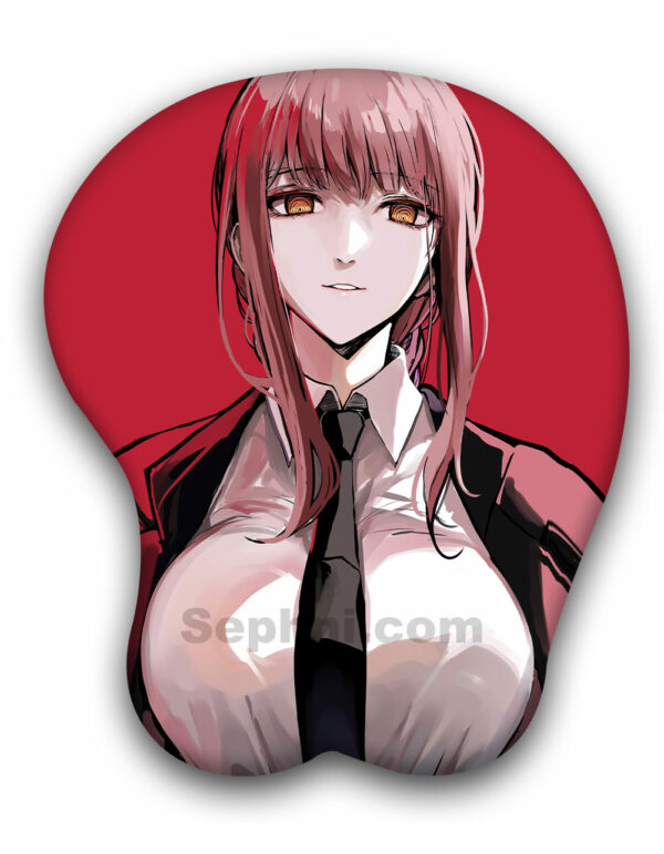 Makima Chainsaw Man Anime Boob Mouse Pad