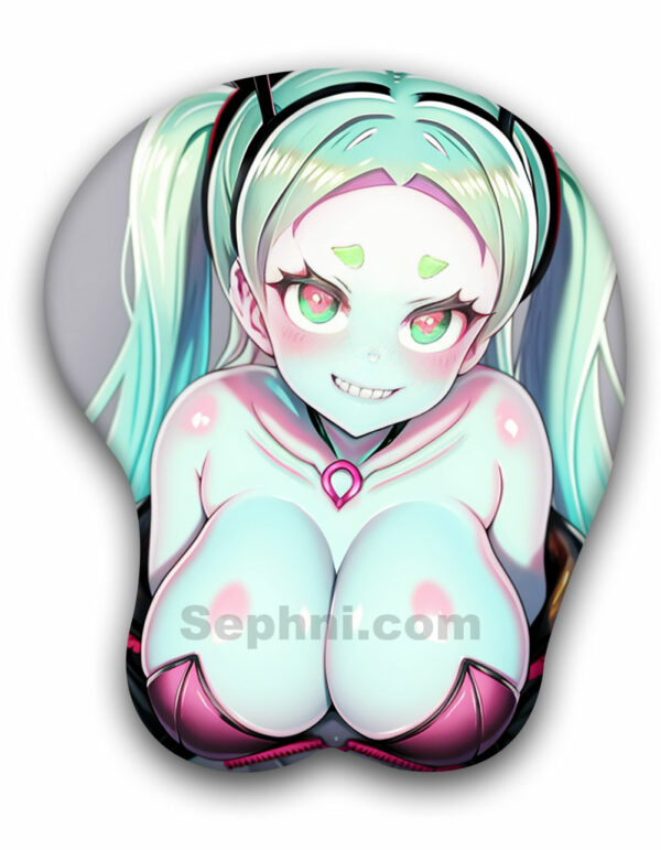 Rebecca Cyberpunk Edgerunners Boob Mouse Pad