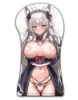 Wolf Ears Girl Half Body Sexy Mouse Pad Big Titty Mousepad