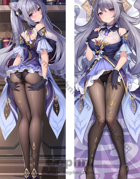 0011614 Keqing Genshin Body Pillow Cover