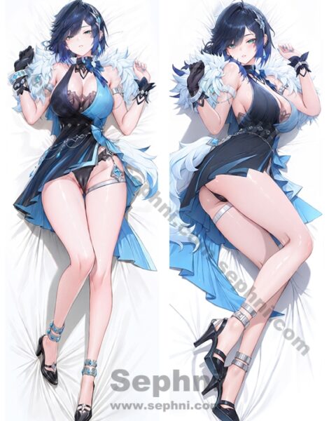 0011676 Yelan Genshin Body Pillow Case