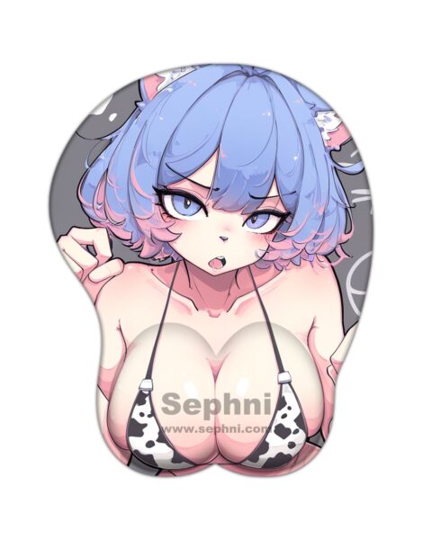 Cow Girl 3D Mouse Pad