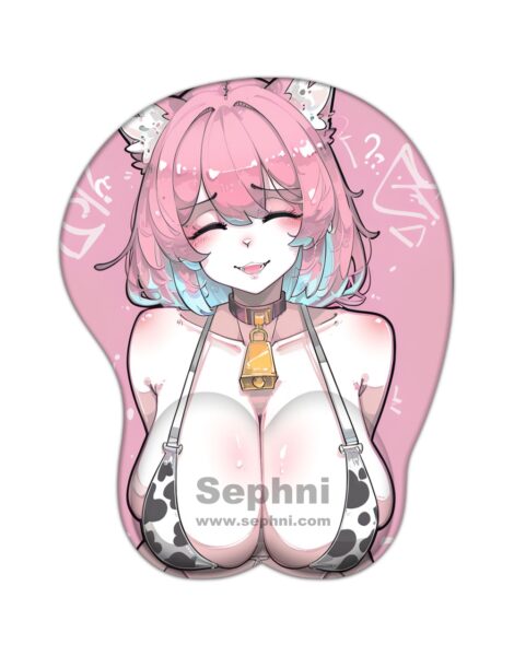 Cow Girl Oppai Mousepad