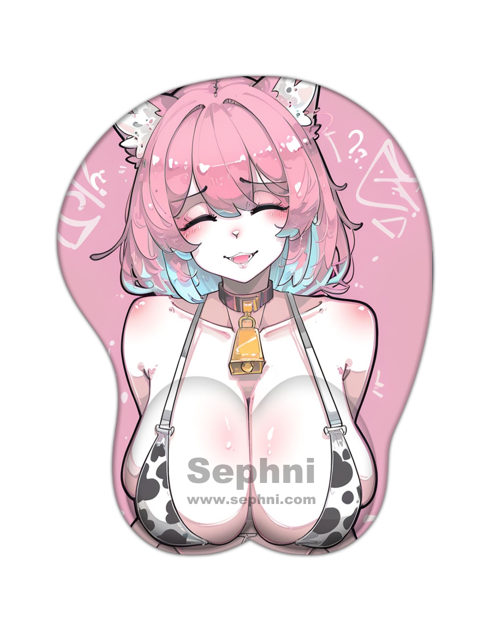 Cow Girl Boobs Mouse Pad Cow Girl Oppai Mousepad