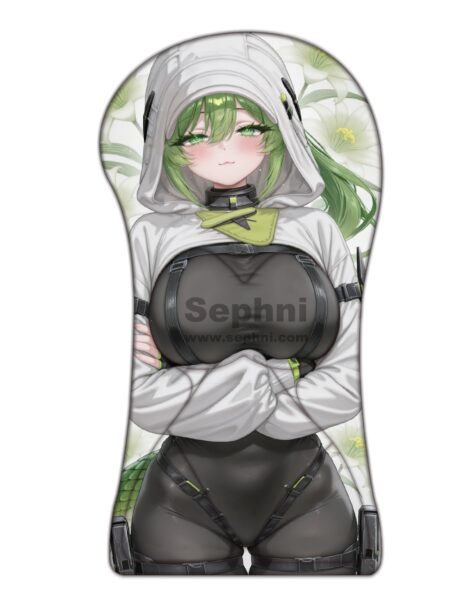 Fluorite Half Body 3D Mouse Pad | Arknights: Endfield Life Size Oppai Mousepad