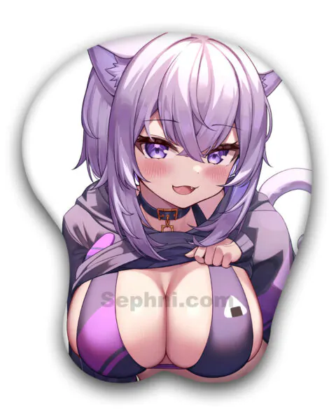 Nekomata Okayu 3D Mouse Pad Hololive