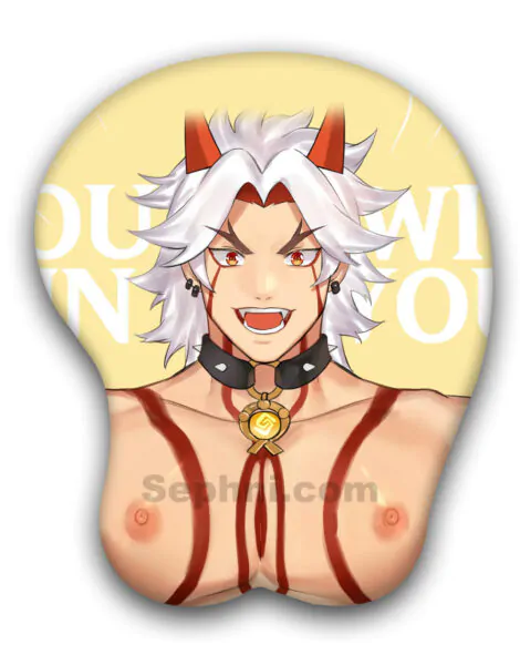 Arataki Itto Genshin Impact 3D Mouse Pad