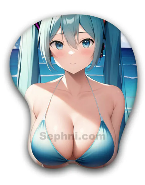 Hatsune Miku Boob Mouse Pad