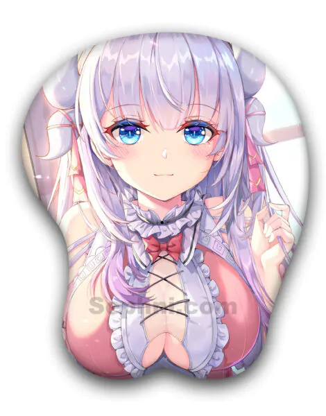 Kanna Kamui Miss Kobayashis Dragon Maid Anime Boob Mouse Pad