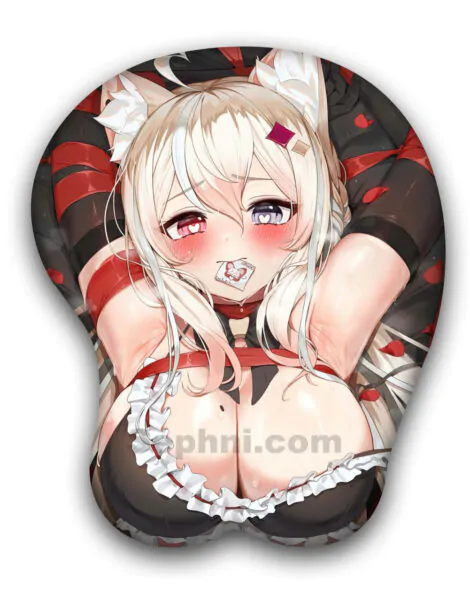 Anime Girl Boobs Mouse Pad