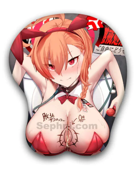 Mikamo Neru Blue Archive Oppai Mousepad